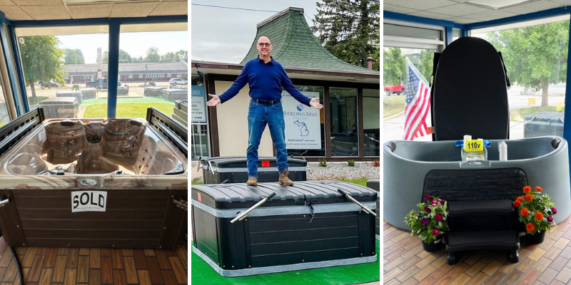 Strong Spas Of Michigan Showroom in Midland MI